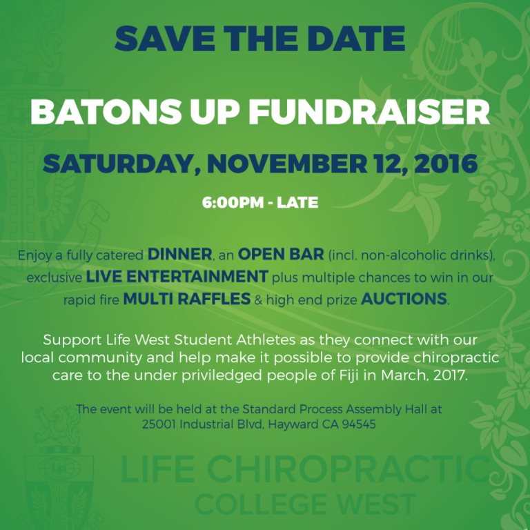Save the Date Batons Up Fundraiser on Saturday November 12 2016